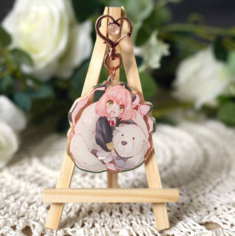 Süße Anya Spion Familie Kawaii Keychain Schlüsselanhänger Süße Anya Spion Familie Kawaii Keychain Schlüsselanhänger von CeliOwO
