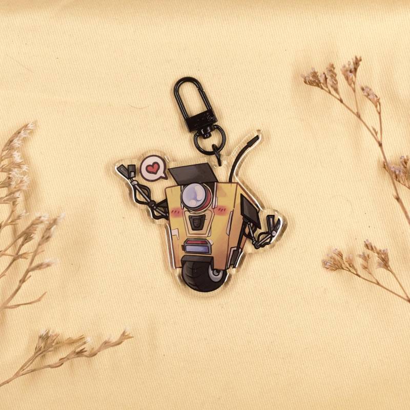 Süße Border Land Clap Robot Inspired Schlüsselanhänger von CeliOwO