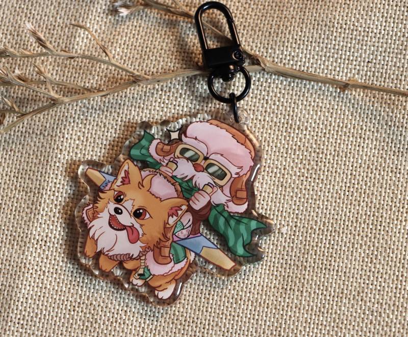 Süße League Of Legends Corgi Corki Butt Skin Inspired Schlüsselanhänger von CeliOwO