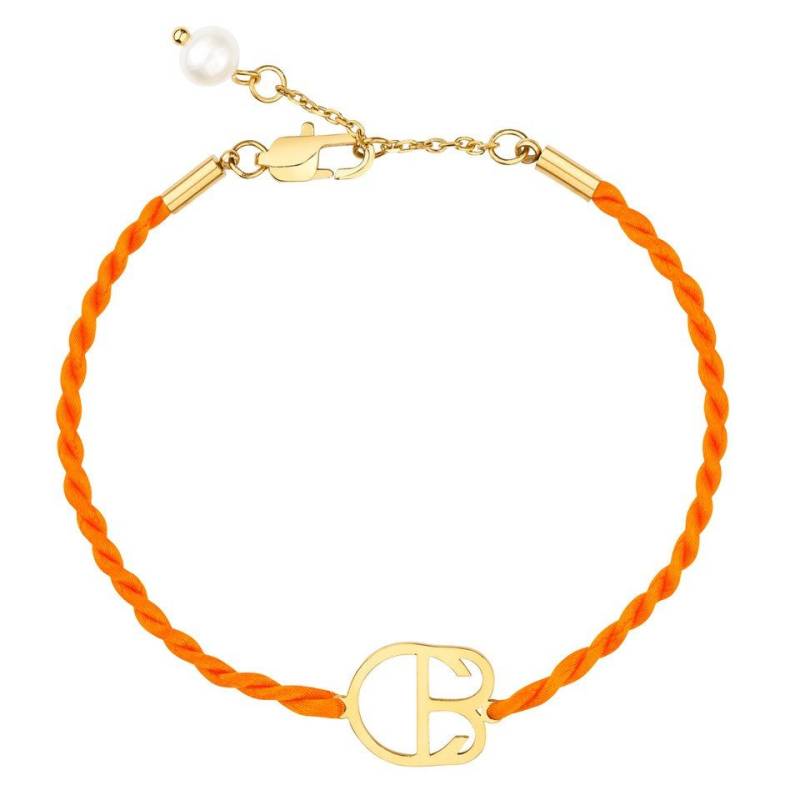 Celia von Barchewitz Armband CORDIA, Damen Armband mit Perle, vergoldet, CB-Logo, Statement-Schmuck von Celia von Barchewitz