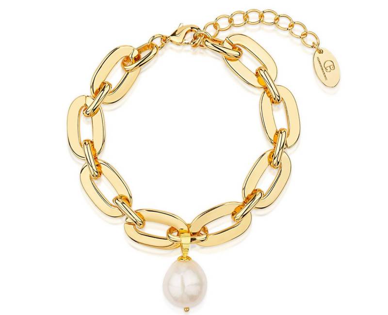 Celia von Barchewitz Gliederarmband "RISHI" Perlenarmband, Anhänger aus natürlich gewachsener Perle in barocker Form austauschbar von Celia von Barchewitz