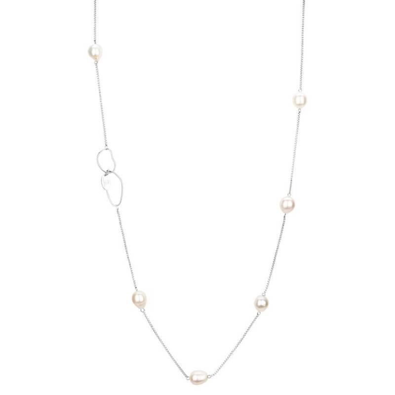 Celia von Barchewitz Perlenkette "KALA" lange Perlen-Halskette für Damen mit 6 Süßwasserzuchtperlen von Celia von Barchewitz