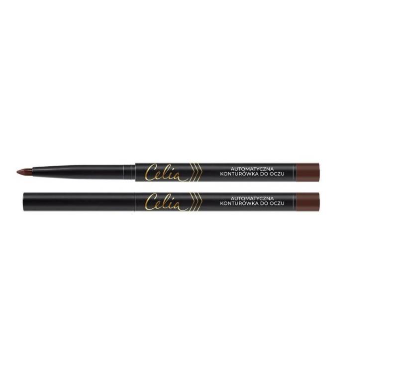 Celia Eyeliner Automatic Augenkontur Nr. 02 braun 1St. Celia Eyeliner Automatic Augenkontur Nr. 02 braun 1St. von Celia