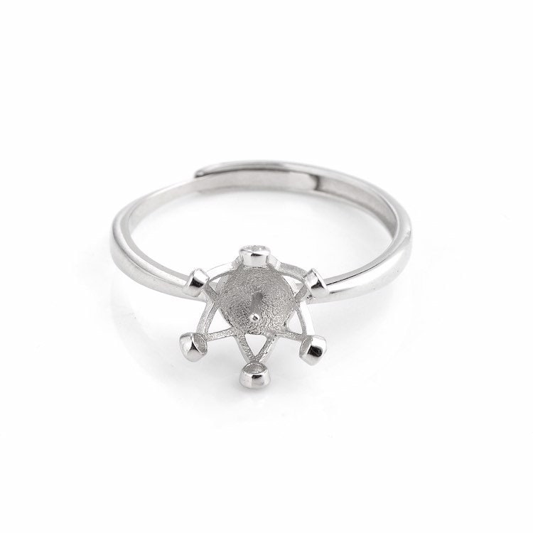 Perle Setting Ring Rohlinge 925 Sterling Silber Cd9Rm130 Perle Setting Ring Rohlinge 925 Sterling Silber Cd9Rm130 von CeliaDesign