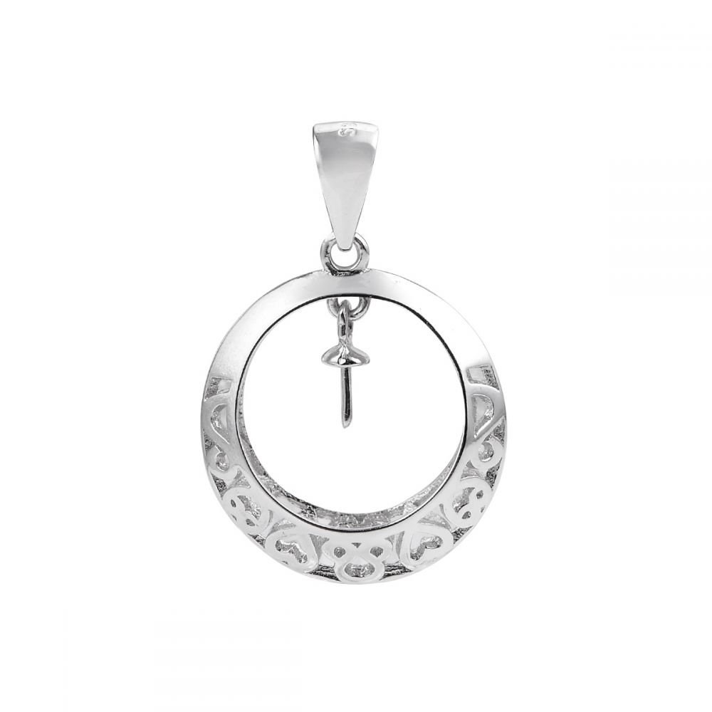 Runder Anhänger 925 Sterling Silber Befestigung Für Baumelperle Diy Schmuckhersteller Runder Anhänger 925 Sterling Silber Befestigung Für Baumelperle Diy Schmuckhersteller von CeliaDesign
