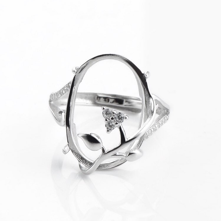 Schmuck 925 Sterling Silber Blatt Halbbelagerung Verstellbare Ring Zirkon-Befunde Für DiyCd9Rm118 Schmuck 925 Sterling Silber Blatt Halbbelagerung Verstellbare Ring Zirkon-Befunde Für DiyCd9Rm118 von CeliaDesign