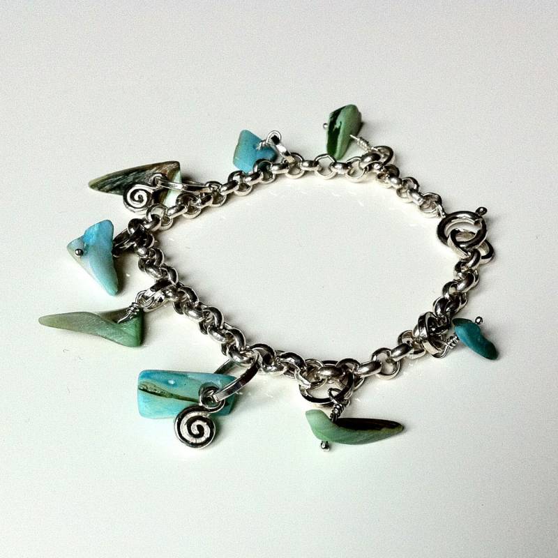 sterling Silber Bettelarmband Handgemachter Sommer Schmuck von CelinaSousa