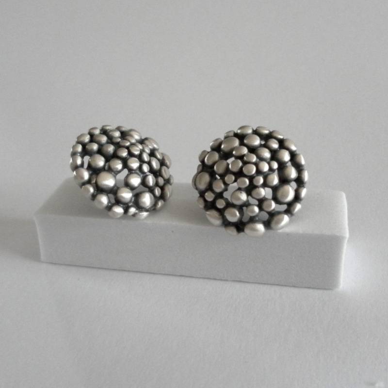 sterling Silber Ohrringe, Handgemachte Ohrring, Pilz Hut Förmigen Ohrringe von CelinaSousa