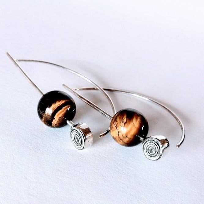 sterling Silber Ohrringe Handgemachter Boho Orbitalschmuck sterling Silber Ohrringe Handgemachter Boho Orbitalschmuck von CelinaSousa