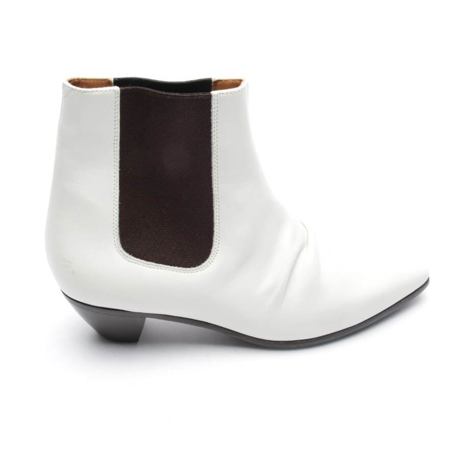 Céline Chelsea Boots EUR 38 Weiß von Céline