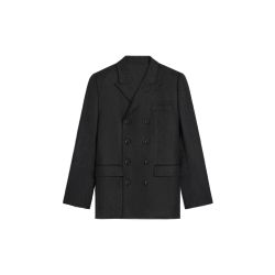Céline Graue Wollblazerjacke Für Herren von Celine