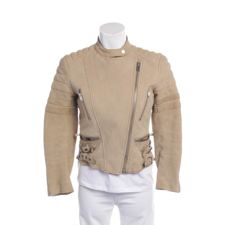 Céline Lederjacke 38 Beige von Céline