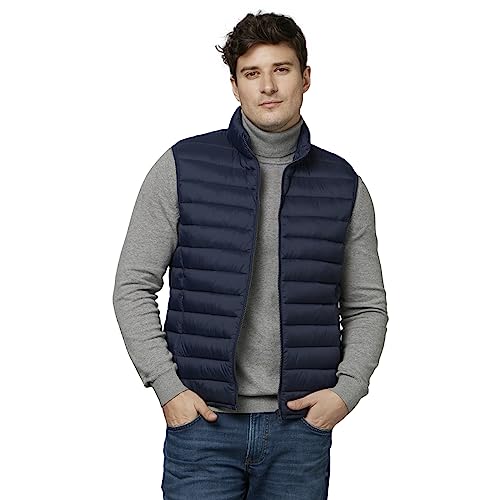Celio Solide Marineblau Ärmellose Weste, Blau, Men: XX-Large Celio Solide Marineblau Ärmellose Weste, Blau, Men: XX-Large von Celio