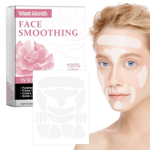 192 Stücke Anti Falten Pflaster Anti Wrinkle Patches Zornesfalte Pflaster Falten Pflaster Gesicht Wrinkle Patch Facial Patches Wiederverwendbare zum Glätten von Augen Mund oder für Gesicht von Celiodd