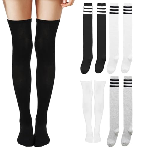 Celiodd 5 Pair KniestrüMpfe Damen Overknees StrüMpfe Damen Overknee StrüMpfe von Celiodd