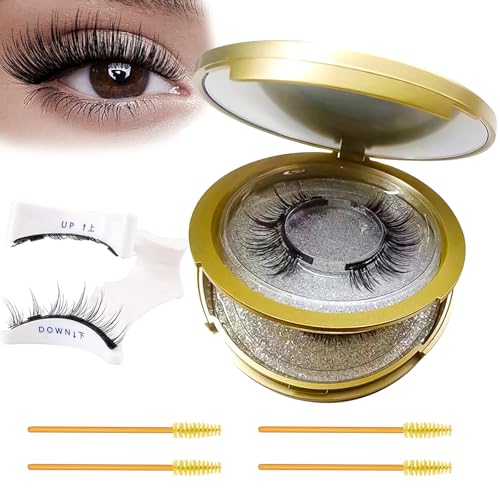 Magnetische Wimpern Magnet Wimpern Ohne Eyeliner Wimpern Magnetisch Natürlicher Look Handgefertigte 3D Wimpern Magnet Wiederverwendbar Natürlicher Look von Celiodd