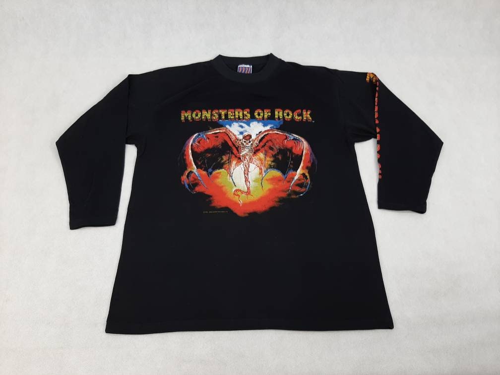 Jahrgang 1992 Eisen Mädchen Tour Langarm T-Shirt Heavy Metal Motorhead Acdc Def Leppard Monster S Of Rock von CellarVintageShop