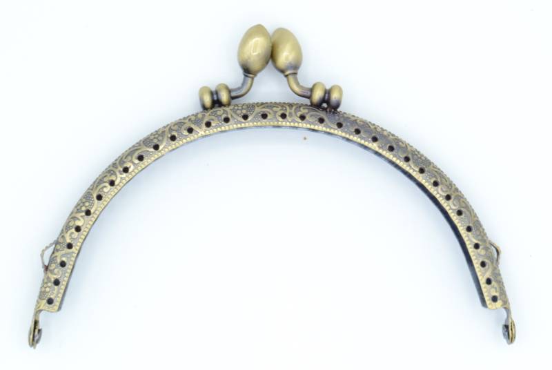 12, 7 cm Gebogene Geldbörsenverschlüsse Vom Typ 14 - Antikes Messing Taschenzubehör Und Taschenherstellung von CelloexpressBags