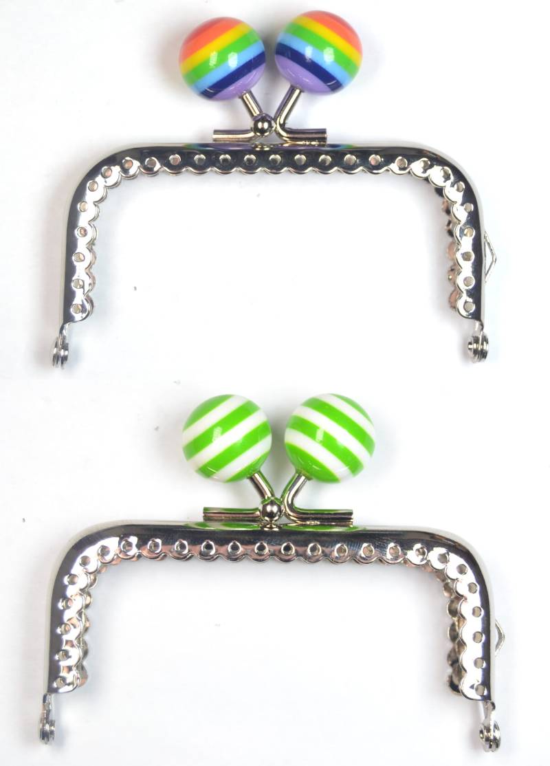 3.25" Straight Type 13 Geldbörsenverschlüsse - Silber Taschenzubehör Und Taschenherstellung von CelloexpressBags