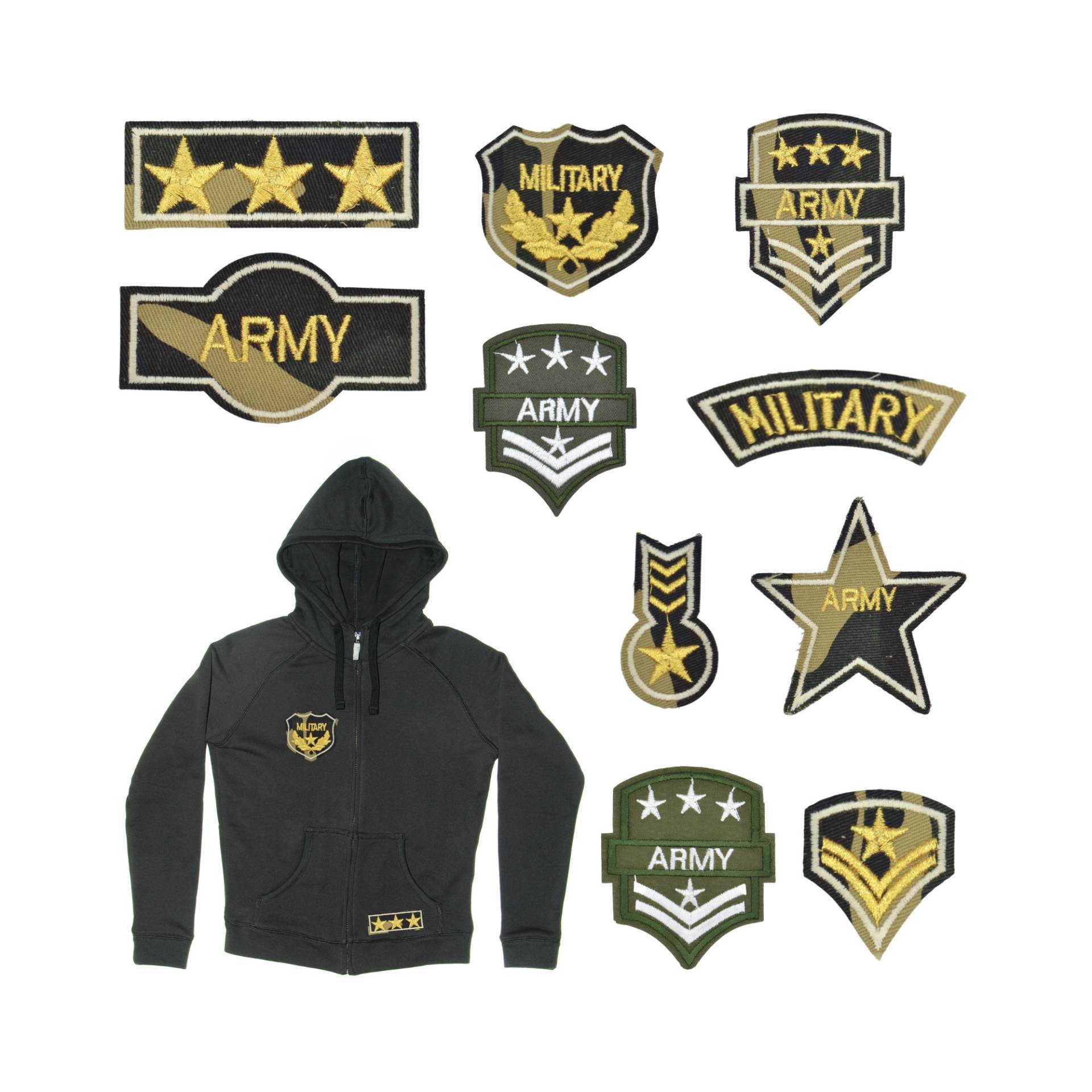 Gestickte Militär Und Urban Aufnäher - Zum Aufbügeln Gestickte Militär Und Urban Aufnäher - Zum Aufbügeln von CelloexpressBags