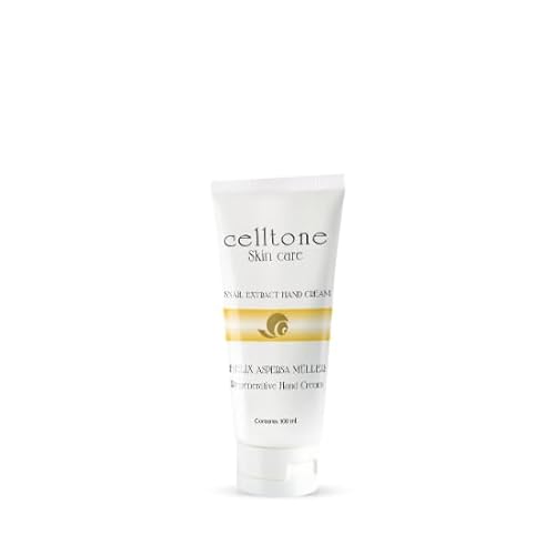 Celltone Hand cream (100ml) - Feuchtigkeitscreme mit Schneckenschleim, Allantoin und Glykolsäure - Handcreme für trockene Hände - Pflegt, regeneriert, nährt und macht die Haut geschmeidig von Celltone