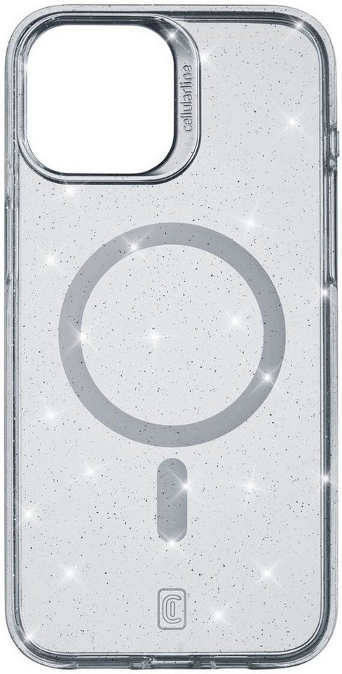 Cellularline Handytasche Cellularline Sparkle MagSafe Case MAG iPhone 15 trans. von Cellularline
