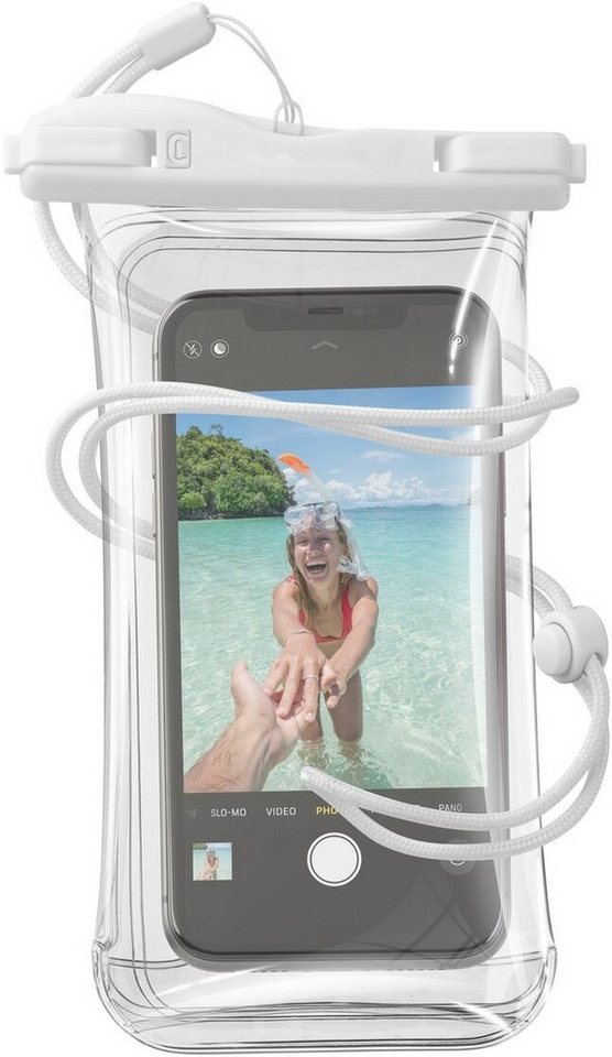 Cellularline Handytasche Cellularline Voyager waterproof case universal Weiß von Cellularline