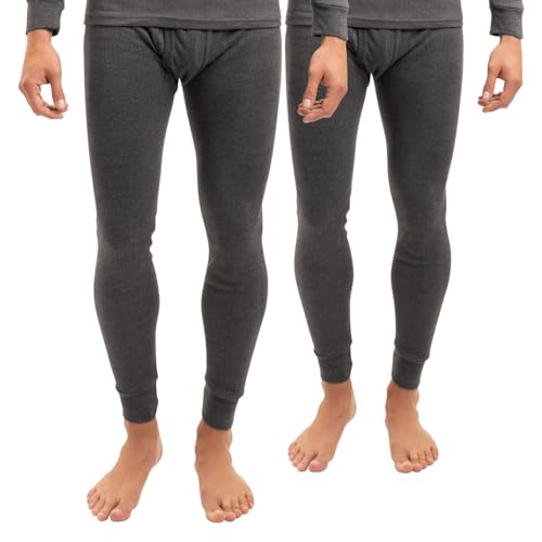 Celodoro 2er Pack Herren Ski-Thermo Unterhose - Anthrazit 3XL von Celodoro