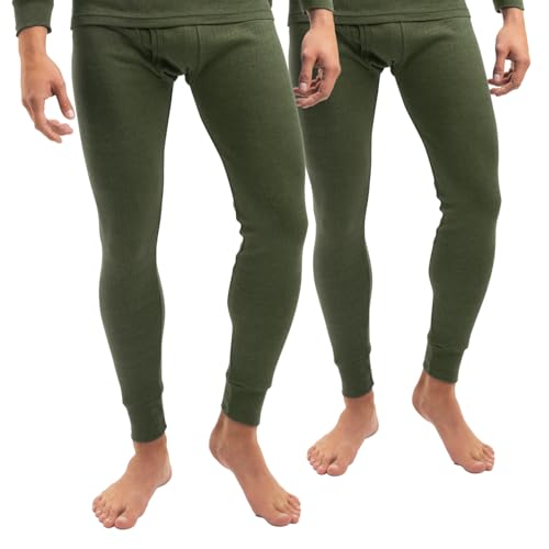 Celodoro 2er Pack Herren Ski-Thermo Unterhose - Olive XXL von Celodoro