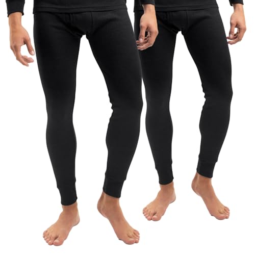 Celodoro 2er Pack Herren Ski-Thermo Unterhose - Schwarz L von Celodoro