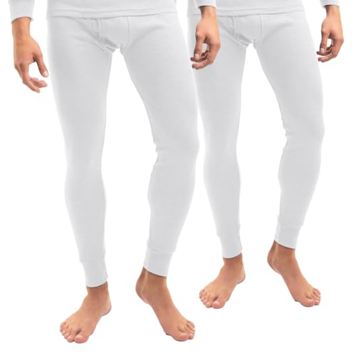 Celodoro 2er Pack Herren Ski-Thermo Unterhose - Weiß XL von Celodoro