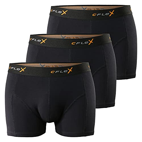 Celodoro 3er Pack CFLEX Herren Retropants Schwarz - XL von Celodoro
