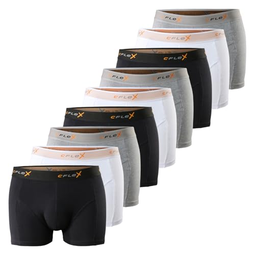 Celodoro 9er Pack CFLEX Herren Retropants aus Baumwoll Stretch - Classic Mix XL von Celodoro