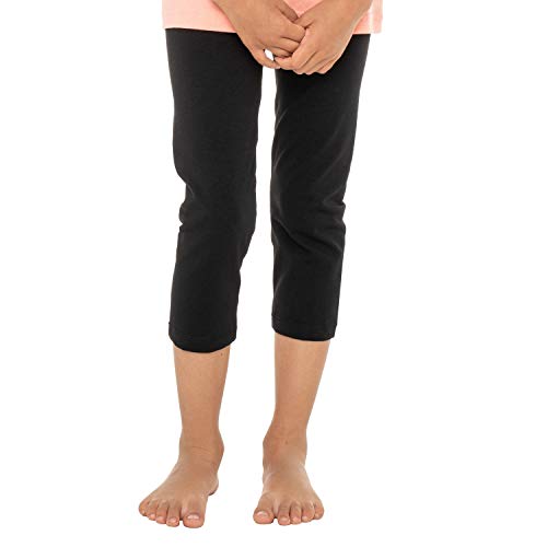 Celodoro Kinder Leggings (3/4 Capri) - Schwarz 122-128 von Celodoro