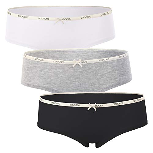 Celodoro Damen Panties Lady (3er Pack), Hipster Panty mit dezentem Webgummi - Classic Mix M von Celodoro