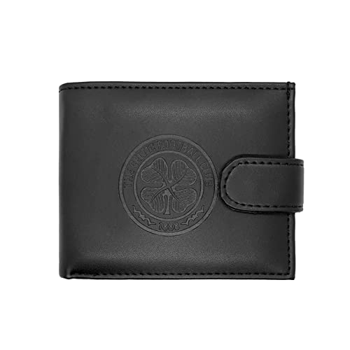 Celtic FC - Geldbörse mit geprägtem Vereinswappen - aus Leder - Offizielles Merchandise - Geschenkverpackung von Celtic F.C.