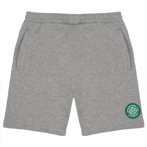 Celtic FC - Herren Jogging-Shorts aus Fleece - Offizielles Merchandise - Geschenk für Fußballfans - Grau - 3XL von Celtic F.C.