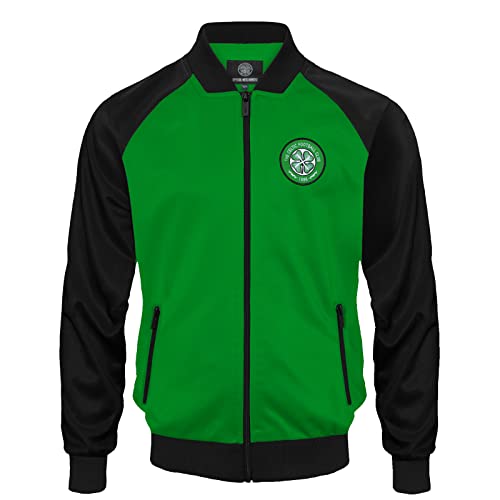 Celtic FC - Herren Trainingsjacke im Retro-Design - Offizielles Merchandise - Geschenk für Fußballfans - L von Celtic F.C.