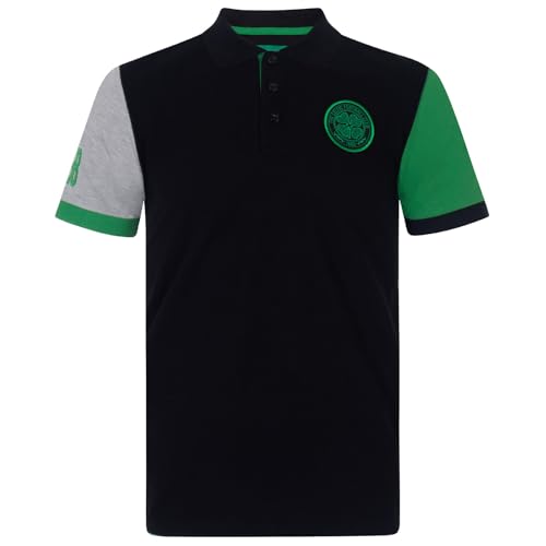 Celtic FC - Jungen-Polo-Shirt mit Wappen - Offizielles Merchandise - Schwarz mit Kontrastärmeln - 10-11 Jahre Celtic FC - Jungen-Polo-Shirt mit Wappen - Offizielles Merchandise - Schwarz mit Kontrastärmeln - 10-11 Jahre von Celtic F.C.