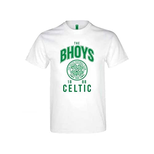Celtic FC Unisex Celtic The Bhoys T Shirt White Adults Tshirt, weiß, M von Celtic F.C.