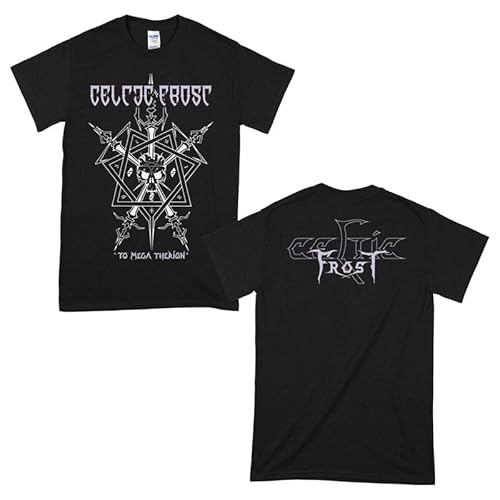 Celtic Frost to mega Therion Männer T-Shirt schwarz L 100% Baumwolle Band-Merch, Bands von Celtic Frost