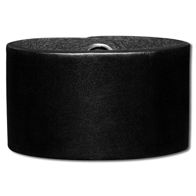 Lederarmband Schwarz 40mm Aus Vollrindleder Mit Druckknopfverschluss | Nickelfrei Lederarmband Schwarz 40mm Aus Vollrindleder Mit Druckknopfverschluss | Nickelfrei von CelticCraftShop