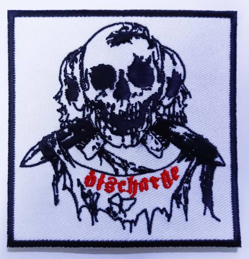 Discharge - Gestickte Patch 3 Option Offenbaren Entwaffnen Totalitar von CelticRockers