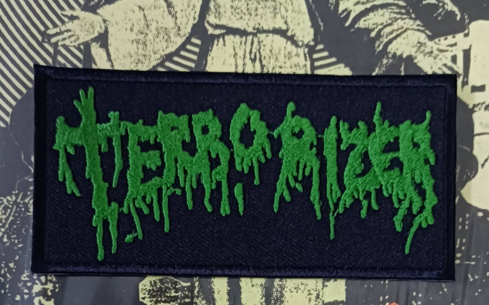Terrorizer - Gestickter Aufnäher Abstoßung Unsichtbarer Schrecken Napalm von CelticRockers