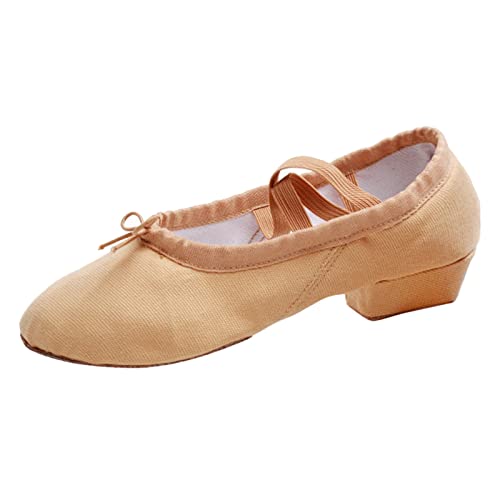 Tanzschuhe Damen Standard Trainingsschuh Mittelhohe Party Latein Salsa Tango Prinzessinnen Dance Schuhe Celucke von Celucke Sandalette