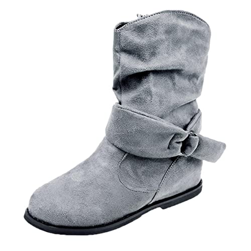 Celucke Boots Damen Stiefeletten Damenstiefel Winterschuhe Gefüttert Winterboots Stiefeletten Für Damen Plateau Boots Schuhe Chelsea Boots Schwarz Kurzstiefel Stiefel von Celucke