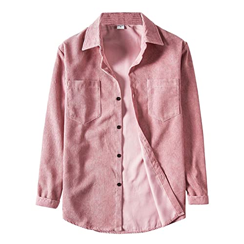 Celucke Cordhemd Herren Cord-Hemd Langarm Männer Freizeithemd Regular Fit Button-down Shirt Einfarbig Revers Hemded Licht Hemd Herbst und Winter Bluse Celucke Cordhemd Herren Cord-Hemd Langarm Männer Freizeithemd Regular Fit Button-down Shirt Einfarbig Revers Hemded Licht Hemd Herbst und Winter Bluse von Celucke