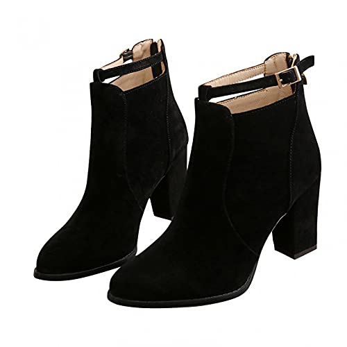 Celucke Damen Stiefeletten mit Absatz Boots High Heel Stiefel Römischestiefel Retro Mode Ankle-Boots Celucke Damen Stiefeletten mit Absatz Boots High Heel Stiefel Römischestiefel Retro Mode Ankle-Boots von Celucke