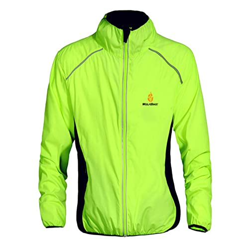 Celucke Fahrrad Windjacke Herren Dünn Leicht Fahrradjacke Wasserdicht Atmungsaktiv Jacket Sport Windjacke Leicht Fahrrad Sommer Rennrad Sportjacke Outdoor Windbreaker Für Radfahren Mountainbike von Celucke