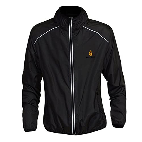 Celucke Fahrrad Windjacke Herren Dünn Leicht Fahrradjacke Wasserdicht Atmungsaktiv Jacket Sport Windjacke Leicht Fahrrad Sommer Rennrad Sportjacke Outdoor Windbreaker Für Radfahren Mountainbike von Celucke